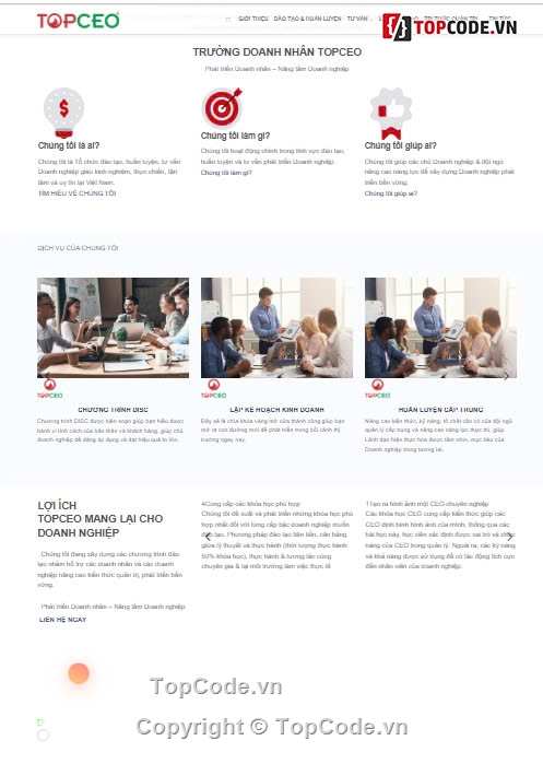 website đào tạo,web khóa học wordpress,wordpress đào tạo doanh nhân,Sharecode Website Đào Tạo Quản Lý Doanh Nhân